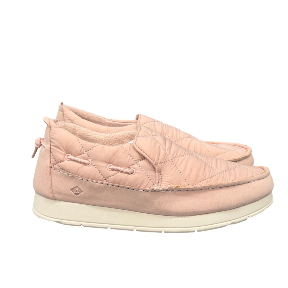 Size 11 - Sperry Mocsider Pink Slip On